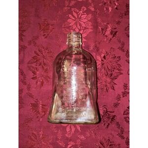 Vintage Glass IV Infusion Bottle 1000cc  Cutter Laboratories Berkeley CA Emboss